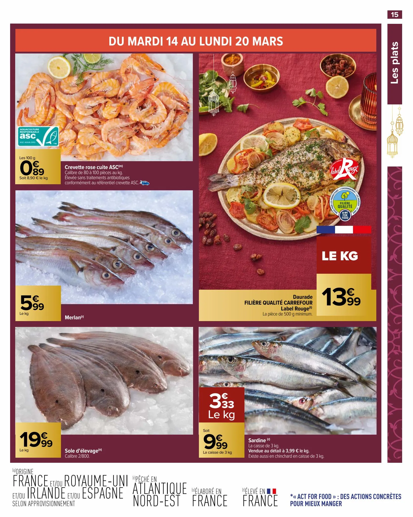 Catalogue Tout le Ramadan a`petits prix, page 00015