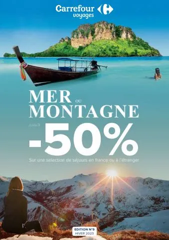 MER MONTAGNE OU -50%