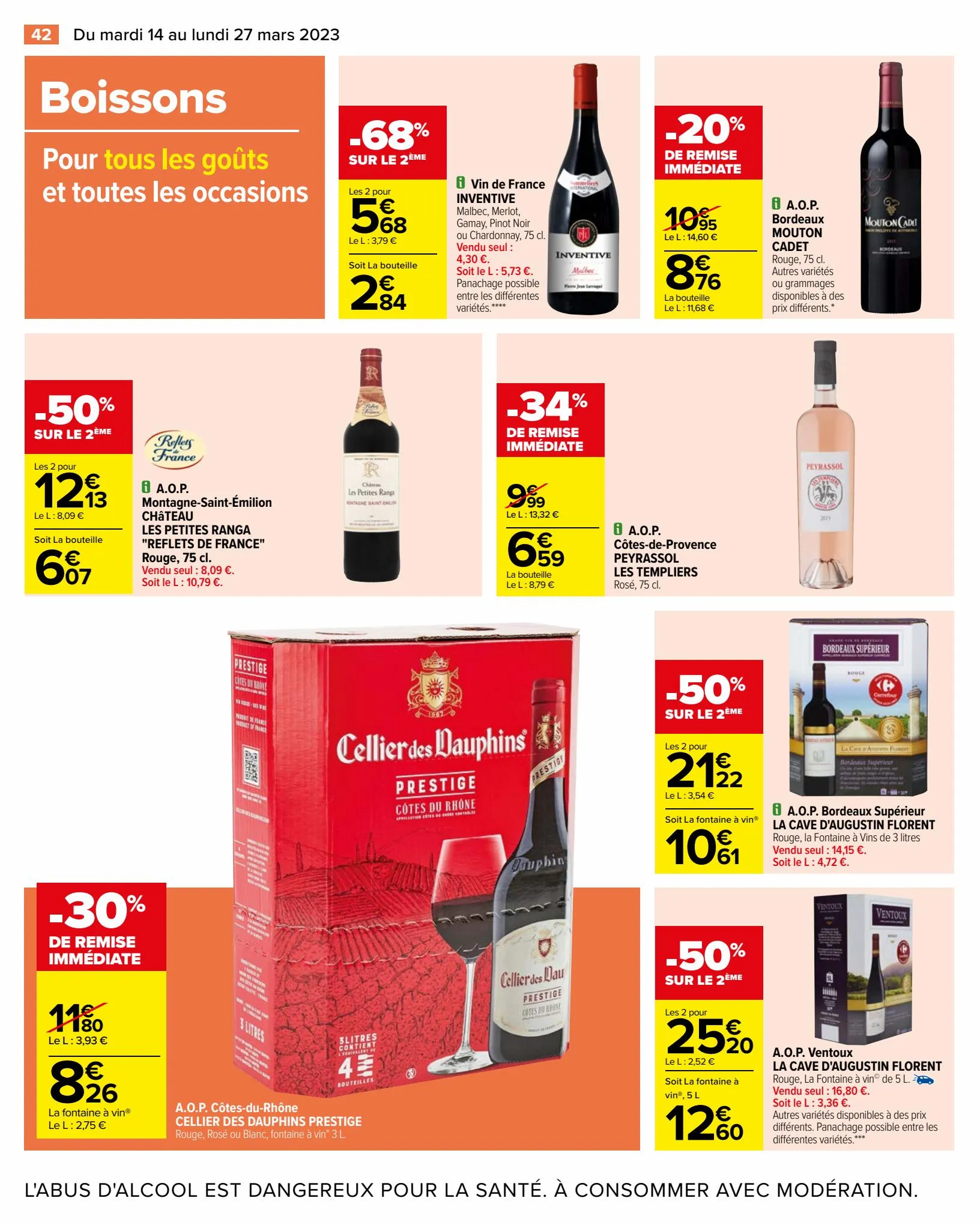 Catalogue -30% D’ÉCONOMIES SUR TOUS LES WHISKY LABEL 5, page 00042