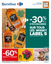 Catalogue Carrefour à Lyon | -30% D’ÉCONOMIES SUR TOUS LES WHISKY LABEL 5 | 14/03/2023 - 27/03/2023