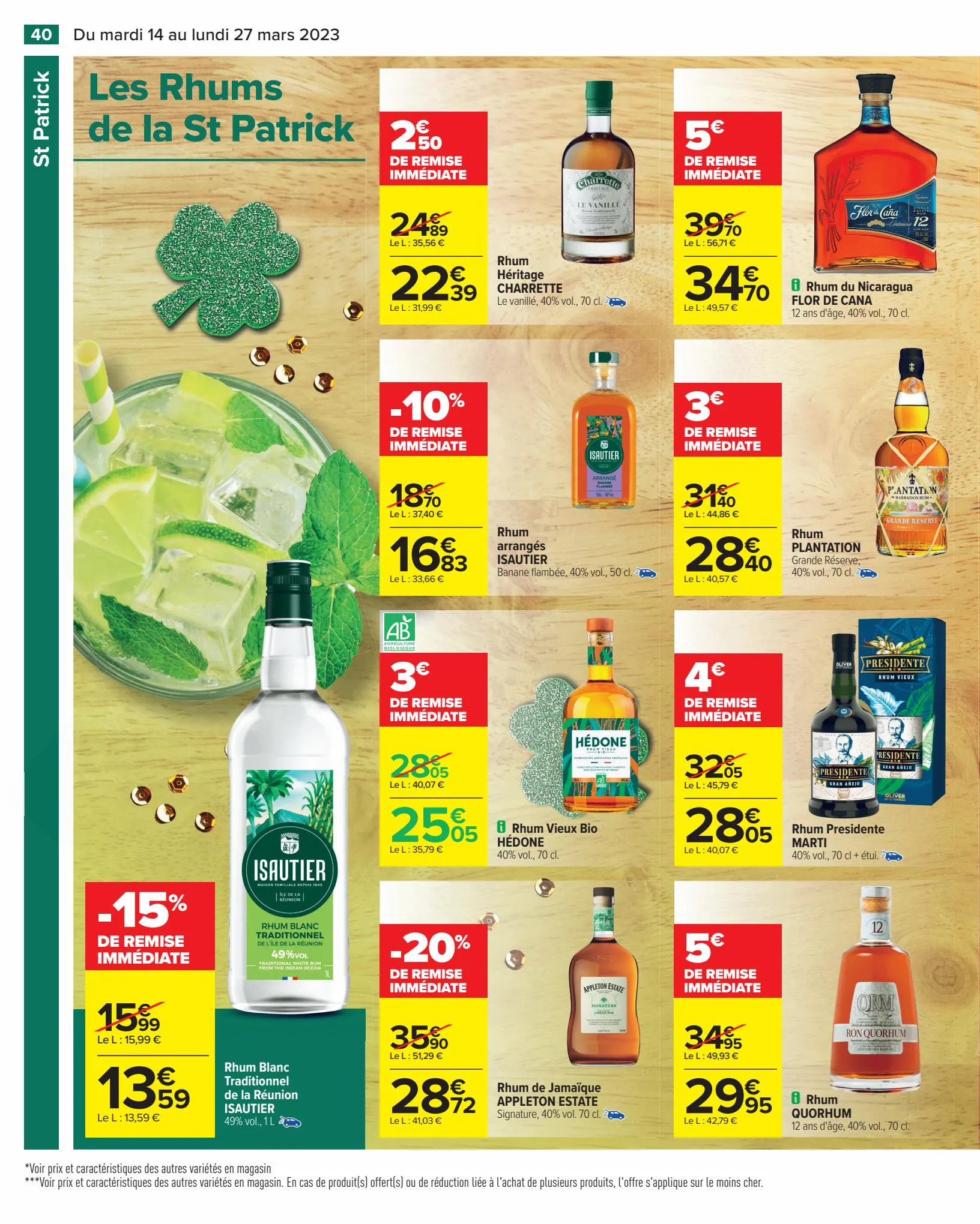 Catalogue -30% D’ÉCONOMIES SUR TOUS LES WHISKY LABEL 5, page 00040