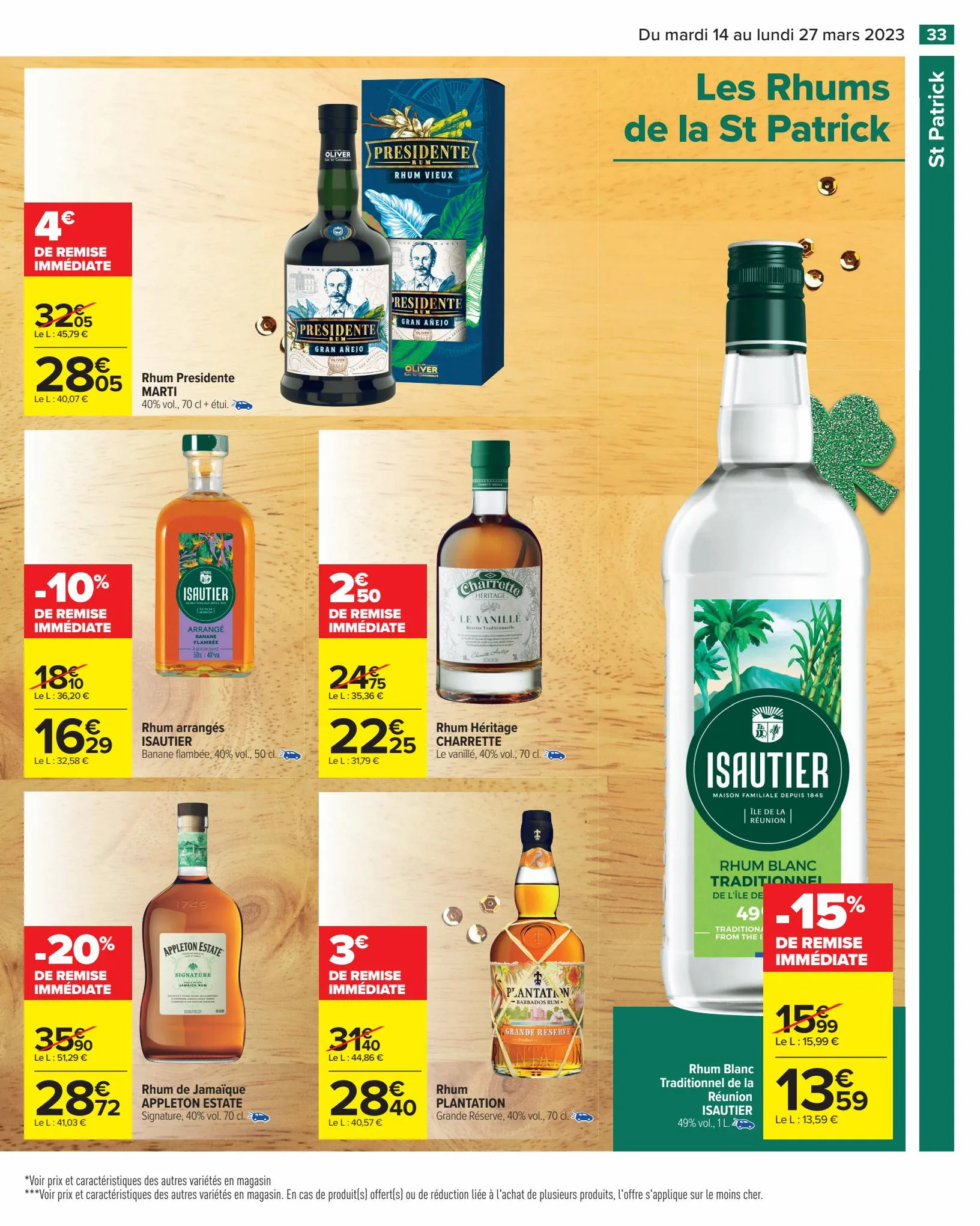 Catalogue -30% D’ÉCONOMIES SUR TOUS LES WHISKY LABEL 5, page 00033