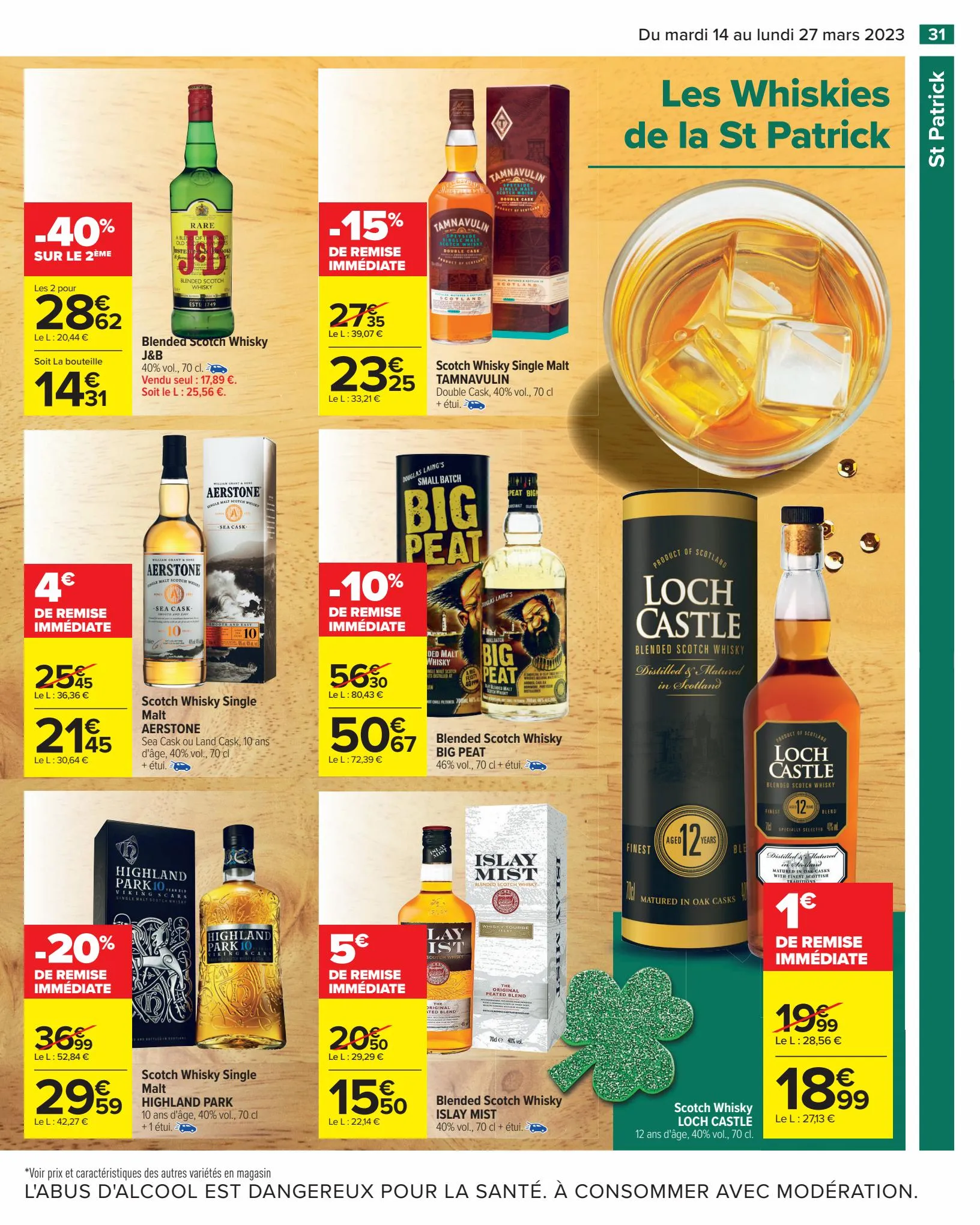 Catalogue -30% D’ÉCONOMIES SUR TOUS LES WHISKY LABEL 5, page 00031