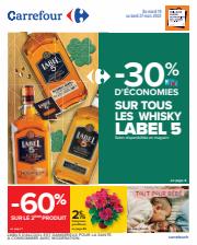 Catalogue Carrefour | -30% D’ÉCONOMIES SUR TOUS LES WHISKY LABEL 5 | 14/03/2023 - 27/03/2023