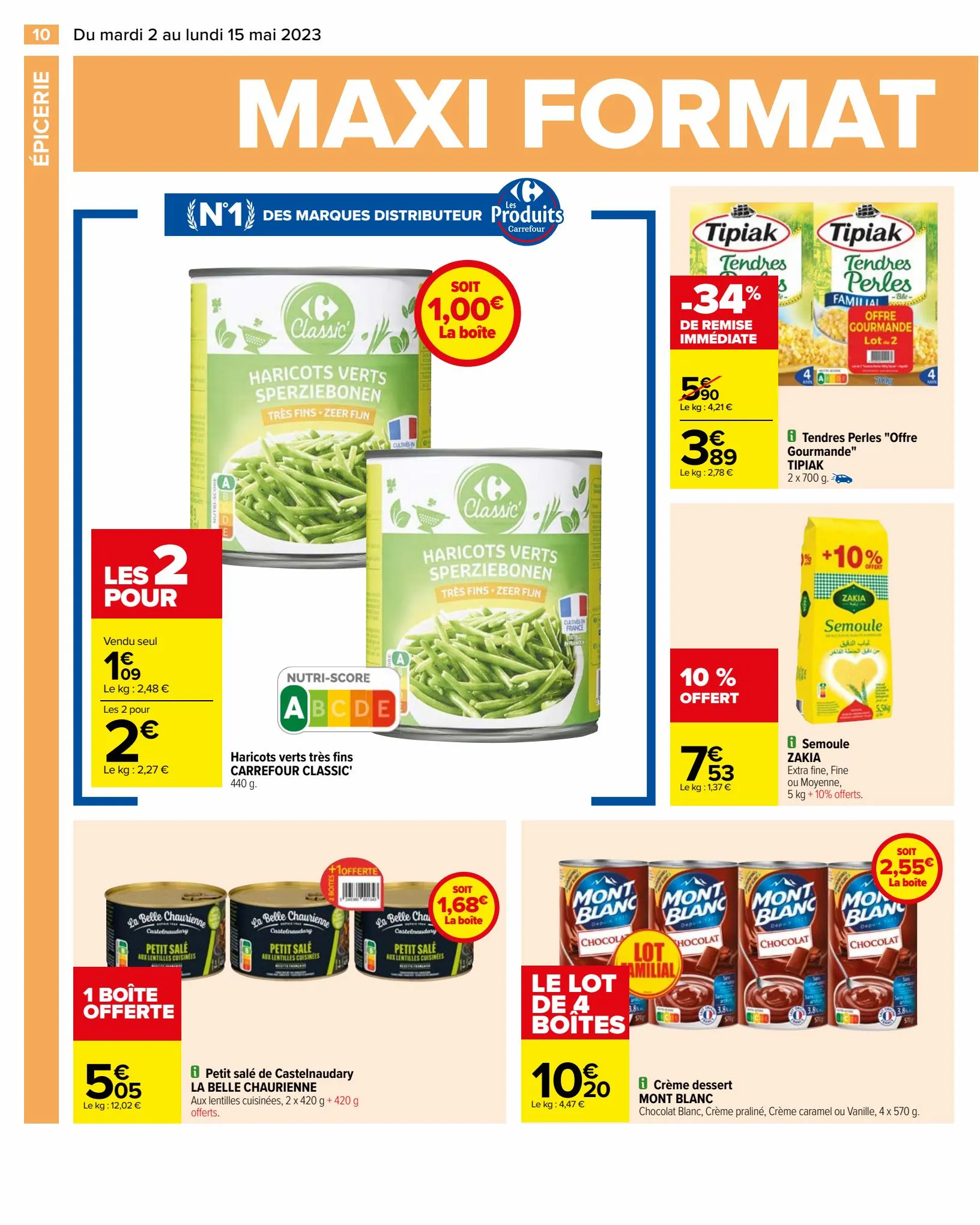 Catalogue Maxi format Mini prix, page 00012