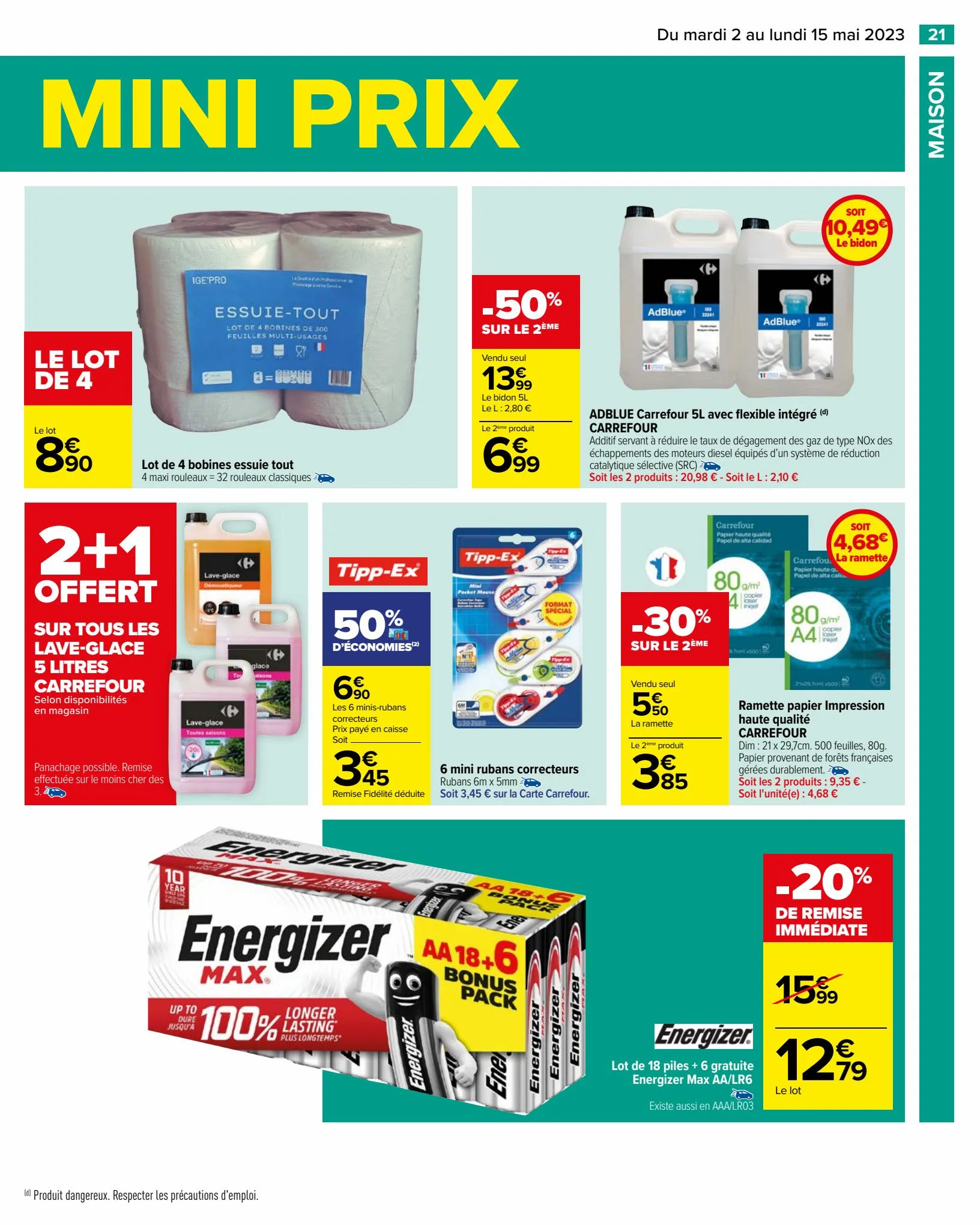 Catalogue Maxi format Mini prix, page 00023