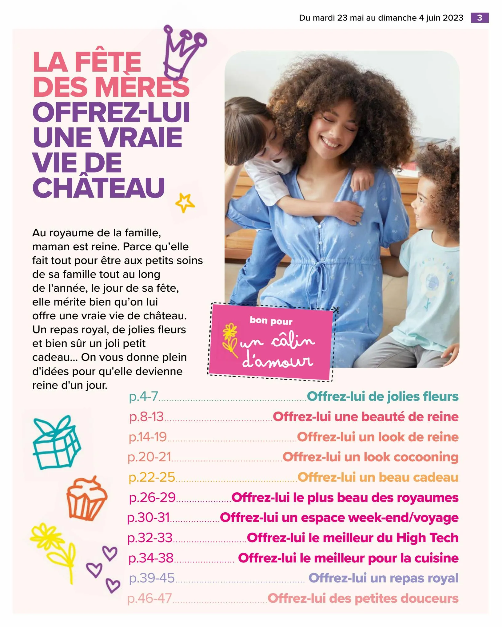 Catalogue La fête des mères, reines d'un jour, page 00003