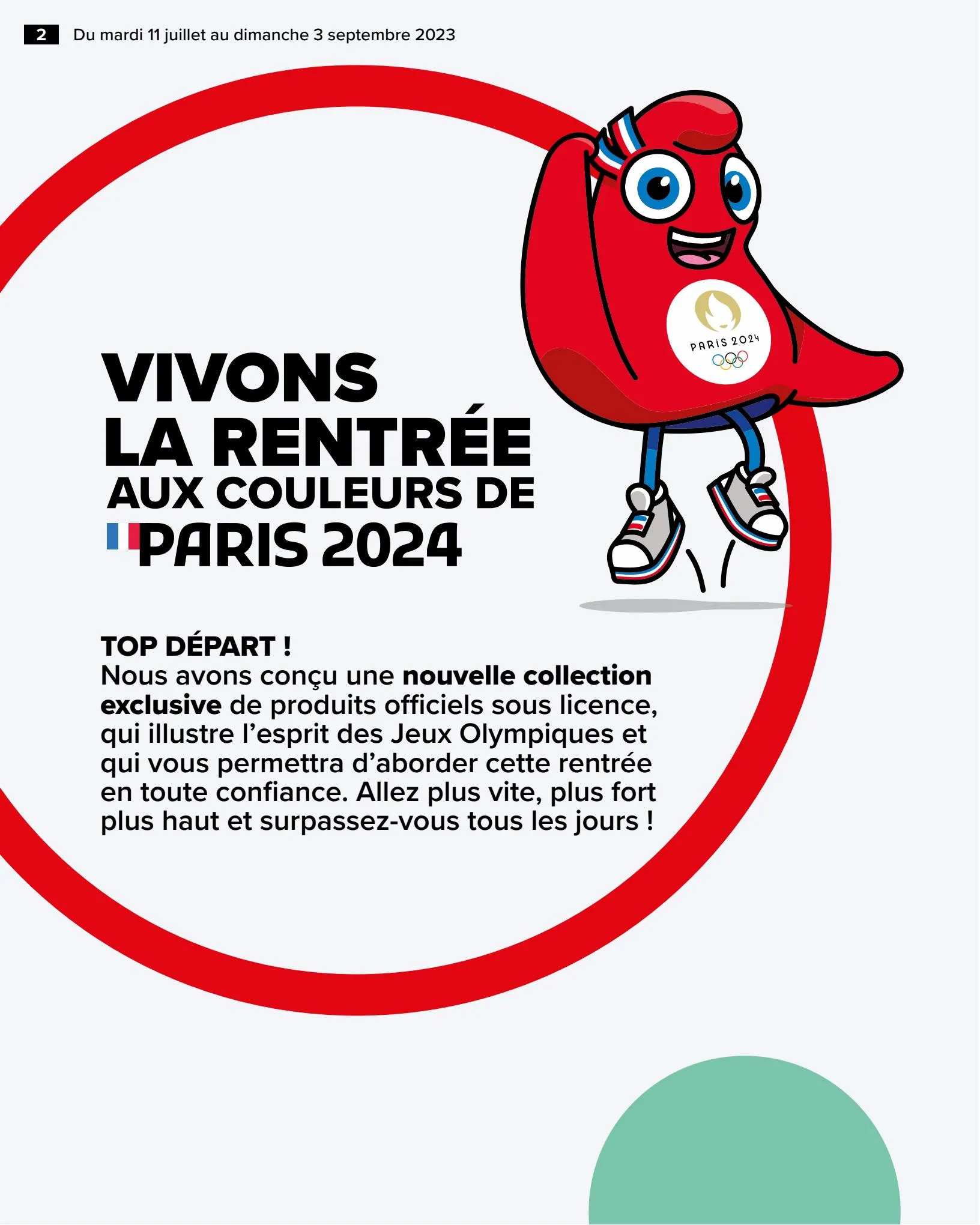 Catalogue VIVONS LA RENTRÉE AUX COULEURS DE PARIS 2024, page 00002