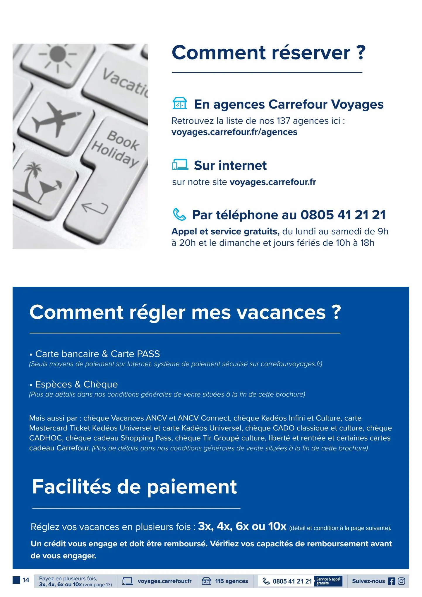 Catalogue L’été avec Carrefour Voyages, page 00014