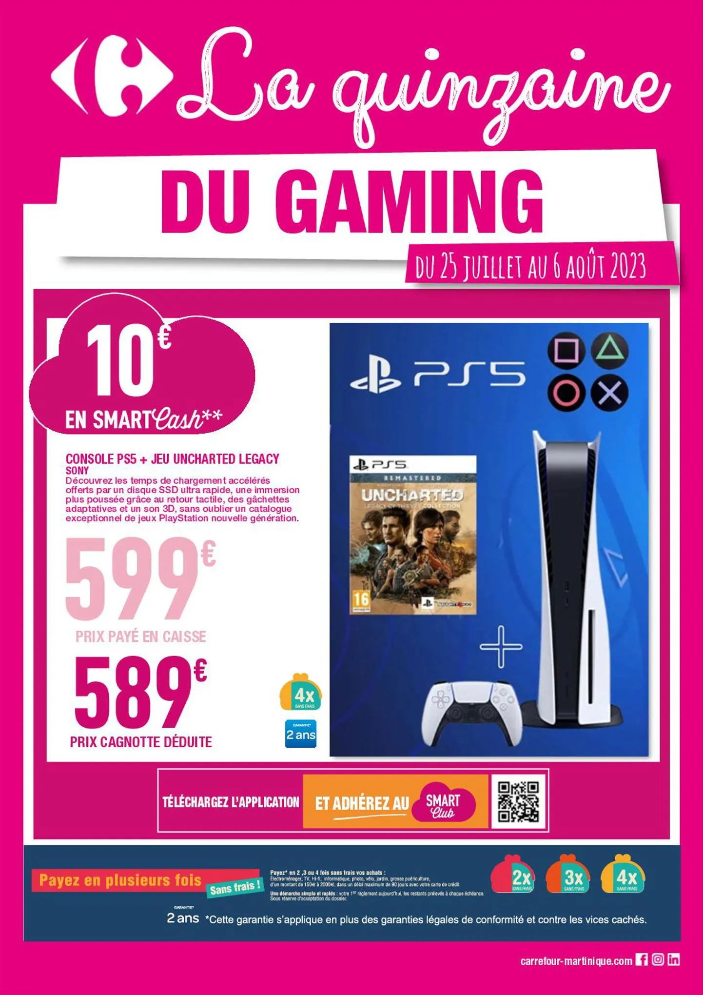 Catalogue Carrefour GAMING ZONE SPECIAL VACANCES-DIGITAL, page 00001
