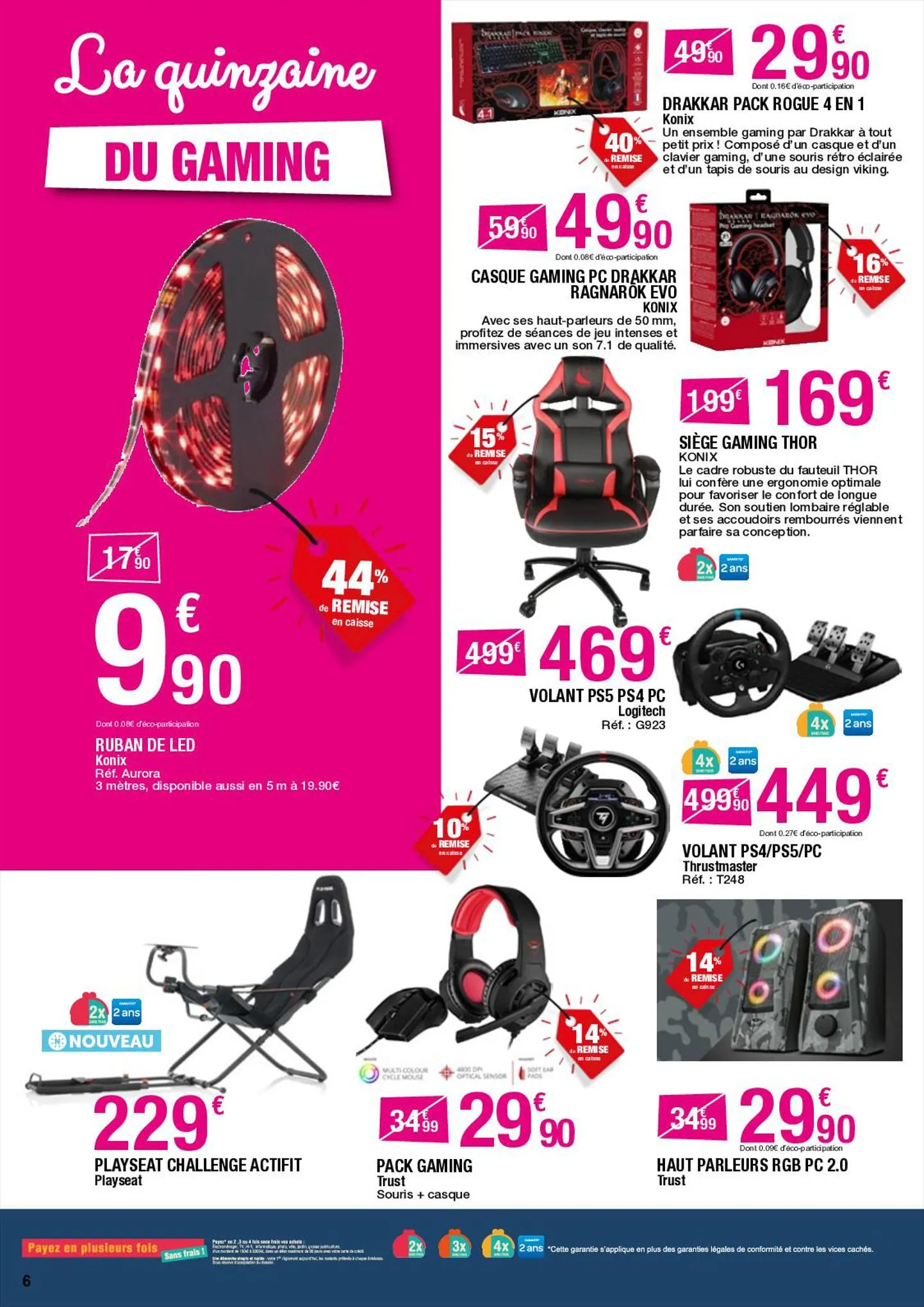 Catalogue Carrefour GAMING ZONE SPECIAL VACANCES-DIGITAL, page 00006