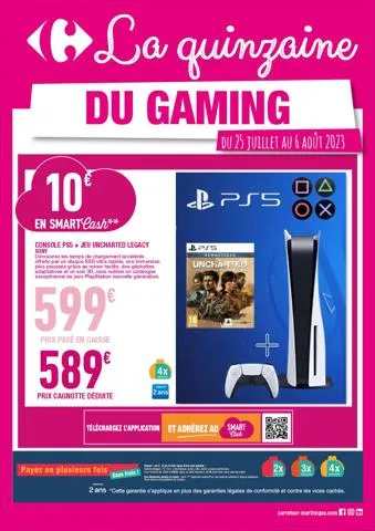Carrefour GAMING ZONE SPECIAL VACANCES-DIGITAL
