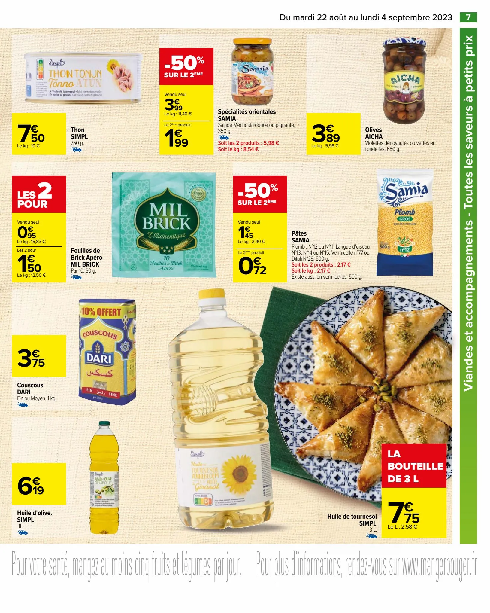 Catalogue Les petits prix Halal d'Août , page 00009