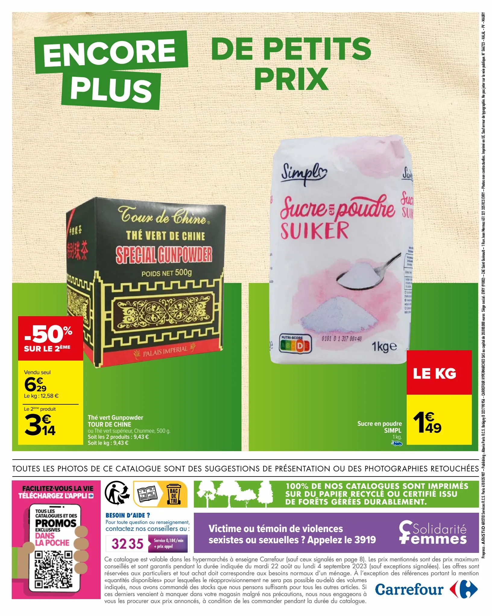 Catalogue Les petits prix Halal d'Août , page 00014