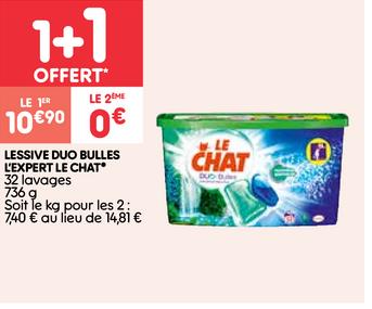 Lessive Duo Bulles Lexpert Le Chat