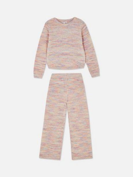 Ensemble pull et pantalon multicolore en maille offre à 20€ sur Primark