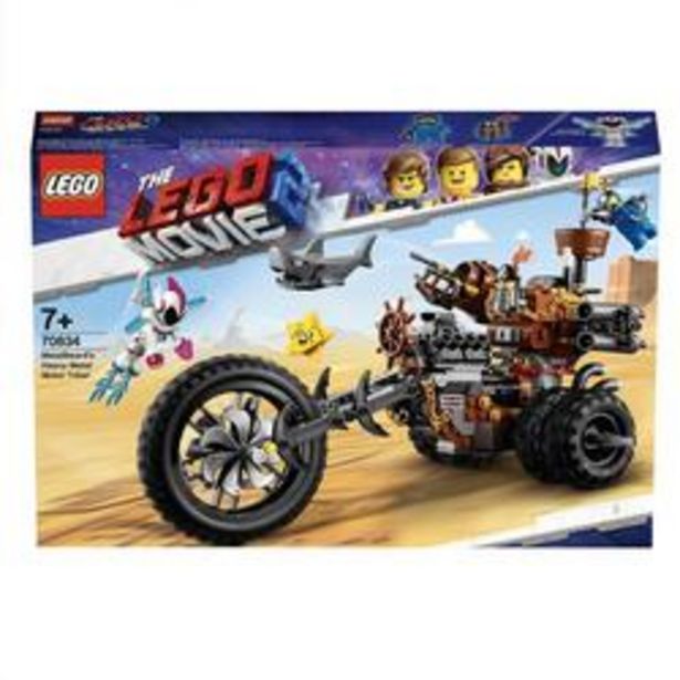 70834 - LEGO® MOVIE 2 Le tricycle motorisé en métal de Barbe d'Acier offre à 45€