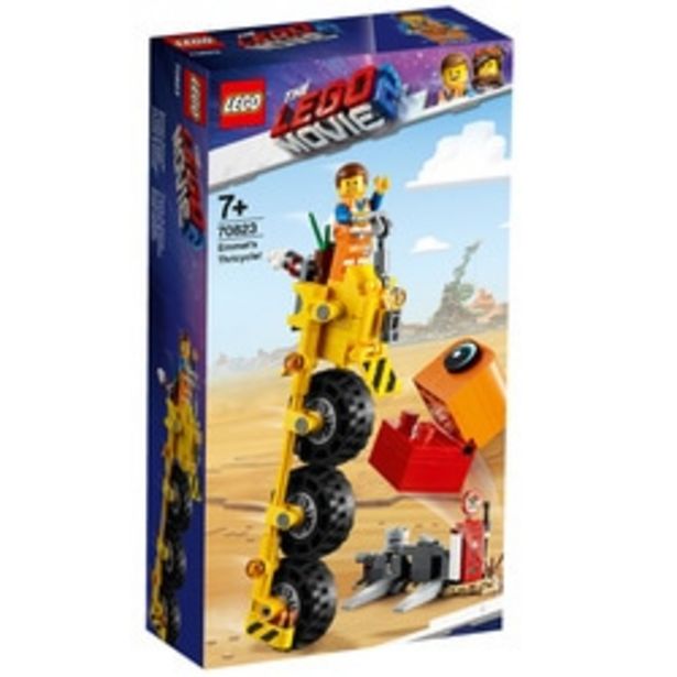 70823 - LEGO® MOVIE 2 Le Tricycle d'Emmet offre à 10€