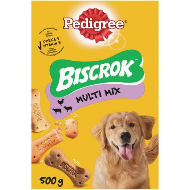 Biscuits pour chiens 3 variétés offre à 2,15€