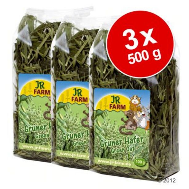 Lot JR Farm Avoine verte pour rongeur offre à 16,49€ sur Zooplus