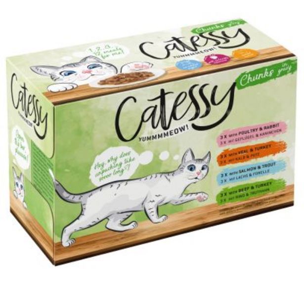 Lot mixte Catessy Bouchées en sauce pour chat offre à 29,49€ sur Zooplus