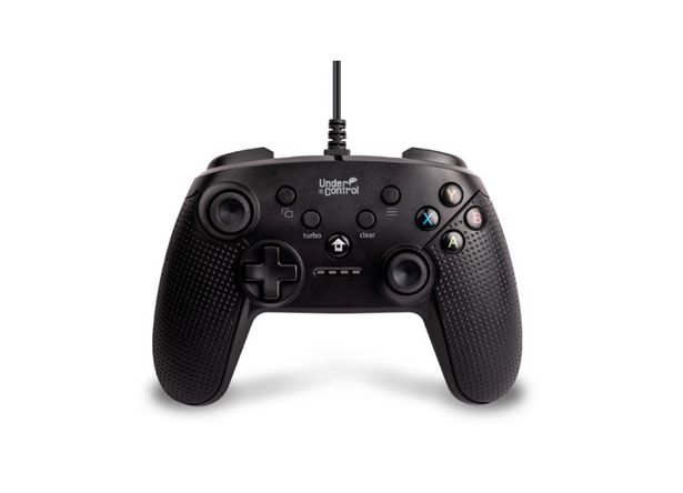 Acc. de jeux vidéo UNDER CONTROL Manette Filaire Xbox One Noir V2 3M offre à 29,99€