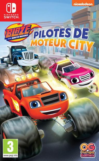 Blaze Et Les Monster Machines Pilotes De Moteur City offre à 29,99€ sur Micromania