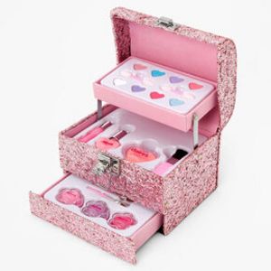 Méga palette de maquillage à paillettes miniatures Claire's Club - Rose offre à 15€ sur Claire's