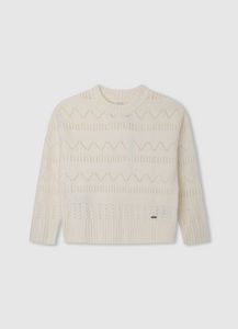PULL-OVER EN MAILLE POINTELLE XABRINA offre à 30€ sur Pepe Jeans