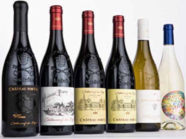 Sélection Châteauneuf-du-Pape : 6 vins de renom livrés à domicile offre à 195,42€ sur Smartbox