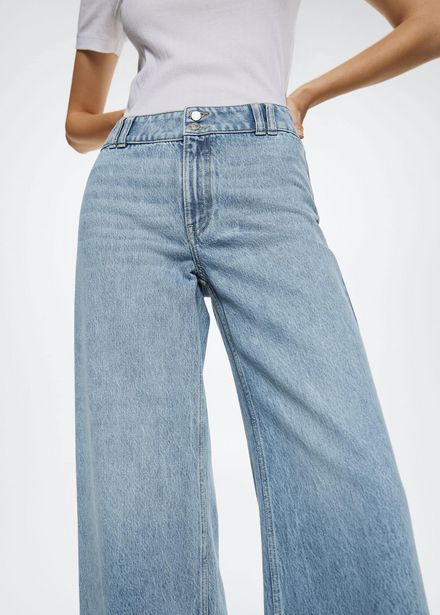 Jupe-culotte jean taille normale offre à 25,99€ sur Mango