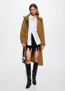 Parka imperméable, anorak intérieur offre à 119,99€ sur Mango