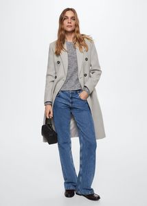 Manteau laine ajusté offre à 45,99€ sur Mango