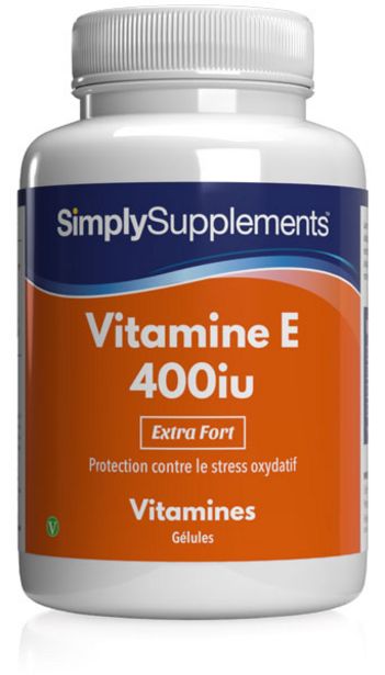 Vitamine-e-400iu offre à 17,97€ sur Simply Supplements