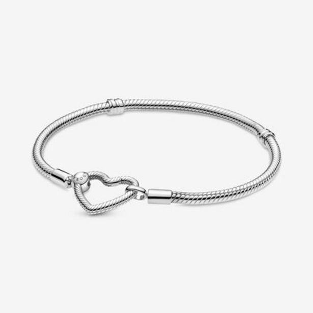 Bracelet Maille Serpent Fermoir Cœur Pandora Moments offre à 69€ sur Pandora