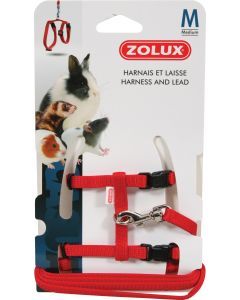 Zolux - Kit Harnais et laisse taille M rouge L.2 x l.12 x H.21 cm offre à 11,5€ sur Jardiland