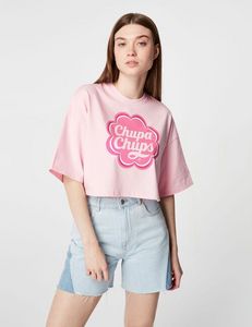 Tee-shirt court Chupa Chups offre à 7,99€ sur Jennyfer
