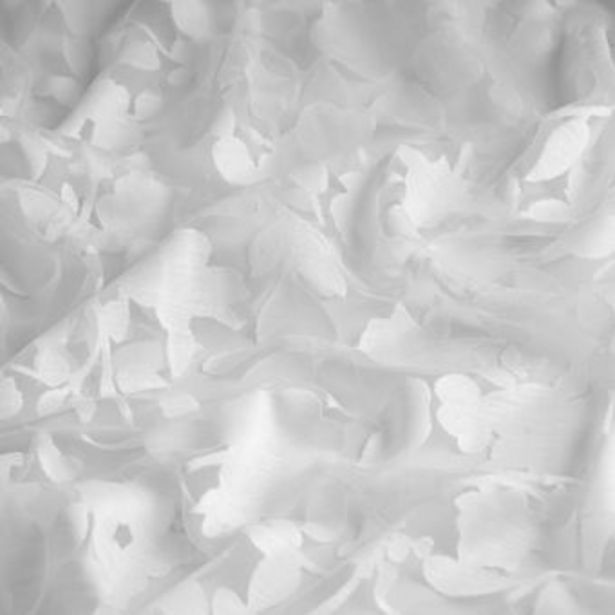 Tissu maille dévorée blanc fleurs offre à 24,99€ sur Mondial Tissus