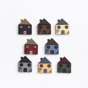 Sachet boutons fantaisie petites maisons offre à 3,22€ sur Mondial Tissus