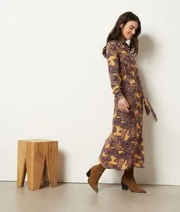 BRIGITTA Robe longue imprimée offre à 34,99€ sur Etam