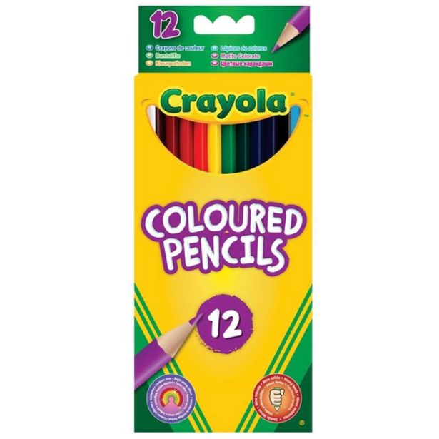 12 crayons de couleur  offre à 4,9€