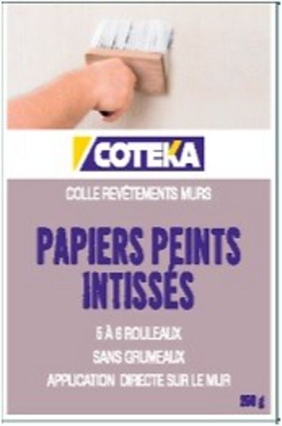 COTEKA - COLLE REVÊTEMENT MURS PAPIERS PEINTS INTISSES - vignette offre à 5,9€