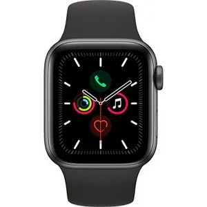 Apple Watch Series 5 4G 40 mm aluminium gris sidéral avec Bracelet Sport Noir offre à 199€ sur SFR