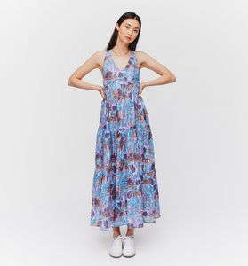 Longue robe imprimée Femme offre à 32,99€ sur Promod