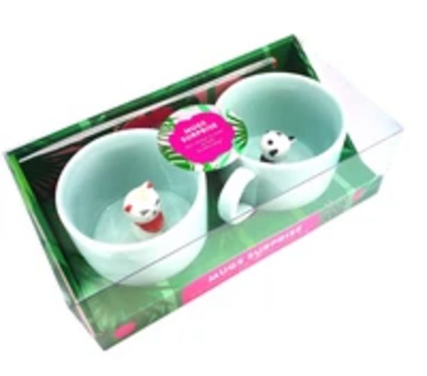 Coffret mugs surprise  - Quel animal se cache au fond de votre mug ? Le livre avec 2 mugs offre à 8€ sur Furet du Nord