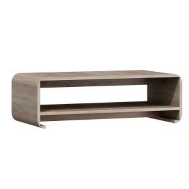 Table basse en bois chêne sonoma largeur 120 cm Link offre à 23,99€ sur DYA Shopping