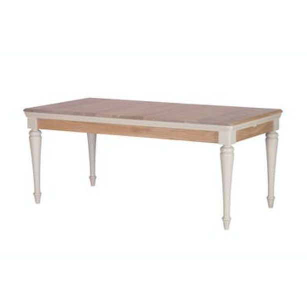 Table extensible grise chêne et pin 180-240 cm PORTLAND offre à 775€