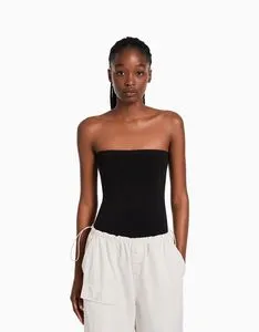 Body bandeau seamless offre à 9,09€ sur Bershka