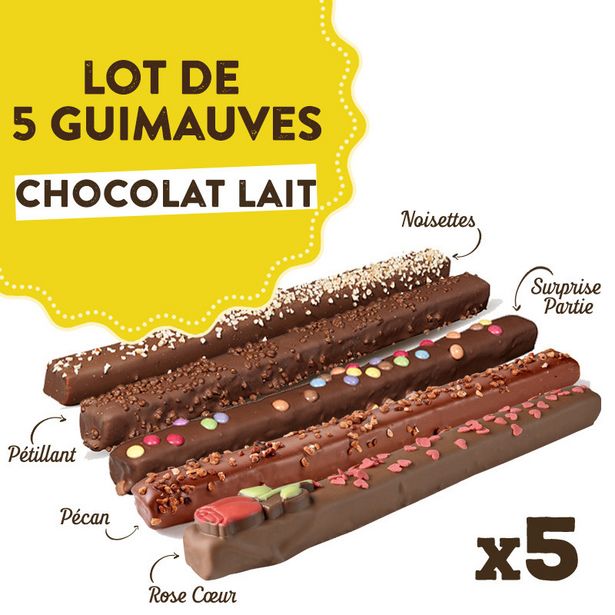 Guimauves Chocolat Lait x5 offre à 16,5€ sur Le Comptoir de Mathilde