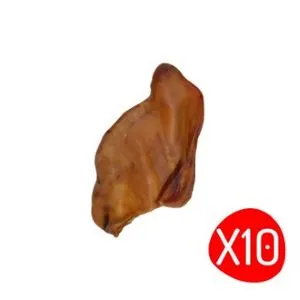 Friandises Chien – Wouapy Oreilles de porc – Lot de 10 offre à 14,9€ sur Médor et Compagnie